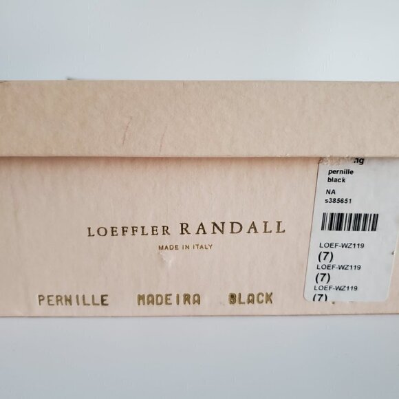 Loeffler Randall Leather Platform Heeled Clogs Mules - Picture 8 of 8